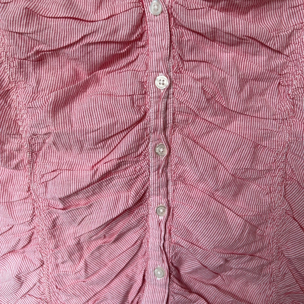 Mango Pink Button Down Shirt - Picture 4 of 4